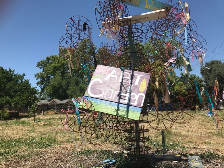 Capital Public Radio: Sacramento’s First Edible Art Garden Could Soon Pop-Up In Oak Park — And Grow Into A Food Forest